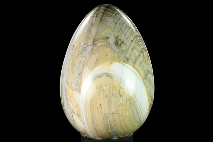 Polished Polychrome Jasper Egg - Madagascar #172778